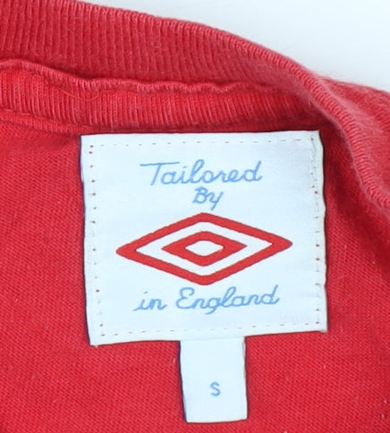 Umbro Men's Red England 2010 Graphic T-Shirt Size S