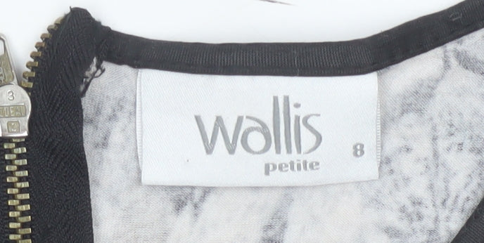 Wallis Petite Women’s Multicoloured Peplum Sleeveless Blouse Size 8