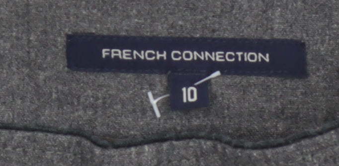 French Connection Women Grey Tulip Wool Blend Short Skirt Size 10