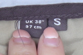 Craghoppers Men's Beige Cargo Trousers 38in S Polyester Cotton