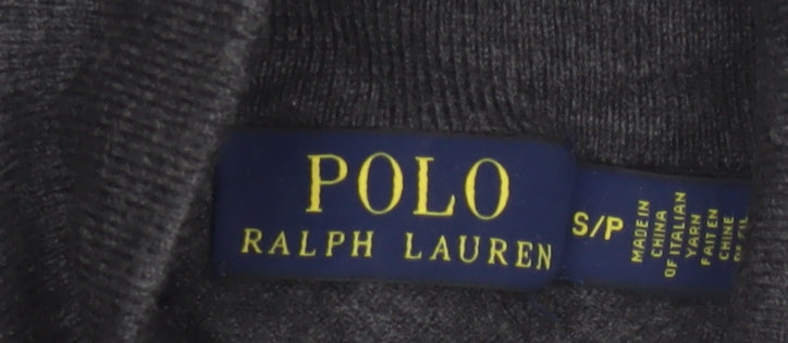 Polo Ralph Lauren Women’s Grey Merino Wool Henley Jumper Size S