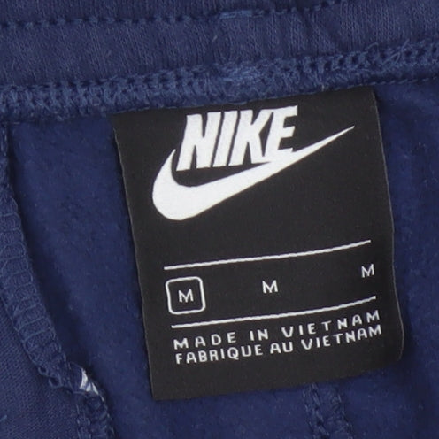 Nike Men's Blue Cotton Jogger Sweatpants M Regular Fit
