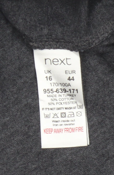 Next Women’s Grey Sequin Star T-Shirt Size 16 Casual Top