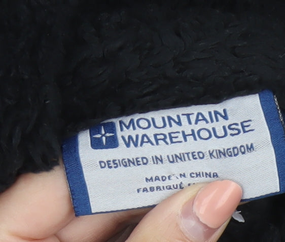 Mountain Warehouse Women Black Small Fleece Pullover Sweatshirt