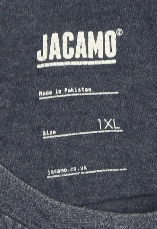 Jacamo Men's Blue Nature Print Crew Neck 1XL T-Shirt