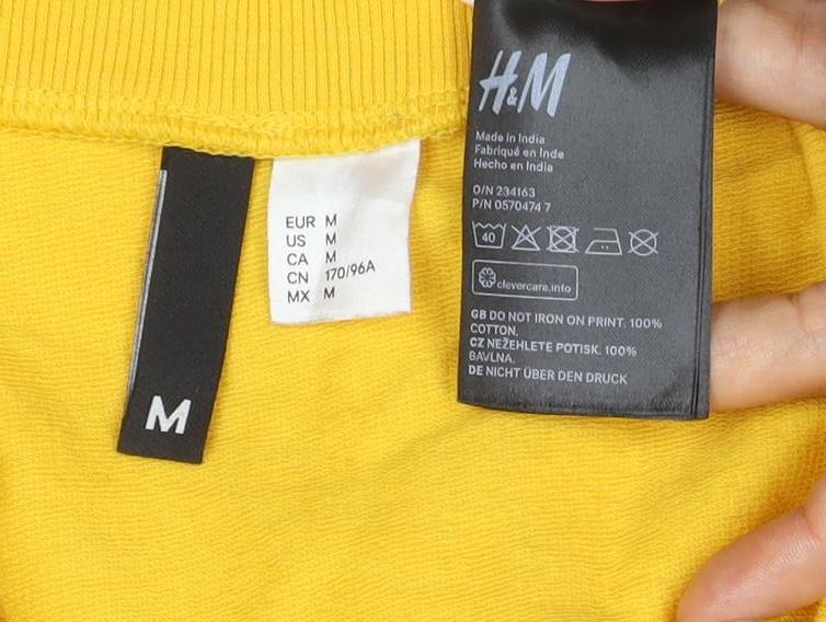 H&M Women's Yellow Toronto Bears Cotton Pullover Sweatshirt M