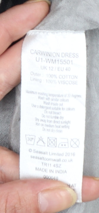 Seasalt Cornwall Women’s Multicoloured Floral Shift Dress UK 12