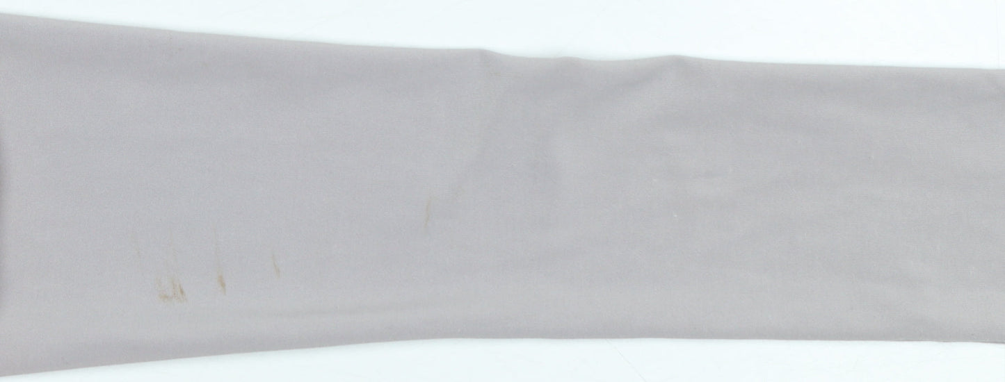 River Island Women’s Grey Off Shoulder Ruched Bodycon Dress Size 6