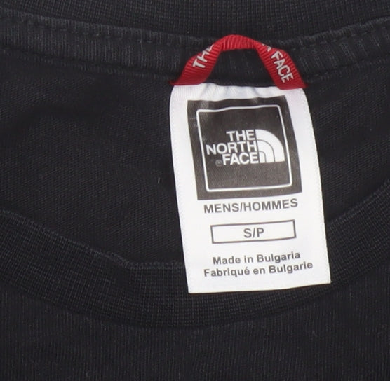 The North Face Men's Black Cotton Crew Neck T-Shirt Size S