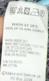 Marks and Spencer Per Una Women's Multicoloured Floral Blouse Size 8