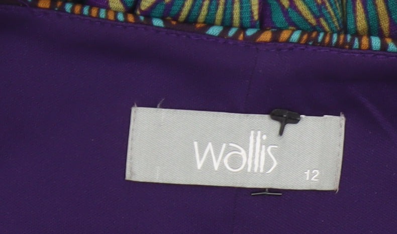 Wallis Women's Multicoloured Size 12 Maxi Dress Sleeveless Bohemian Long