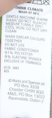 Marks and Spencer Goodmove Yellow Womens Size 10 Sleeveless Tank Top