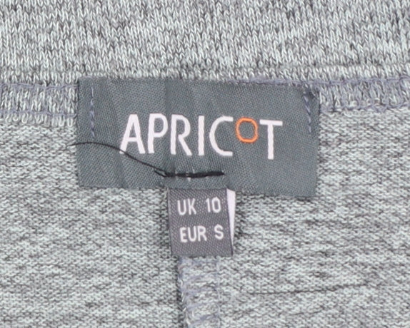 Apricot Women Grey Jersey Dolman Short Sleeve T-Shirt UK 10