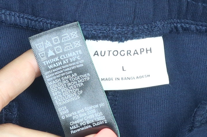 Marks and Spencer Autograph Men's Blue L Jogger Sweatpants