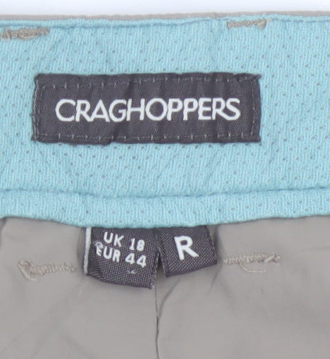 Craghoppers Women's Beige Convertible Cargo Trousers UK 18