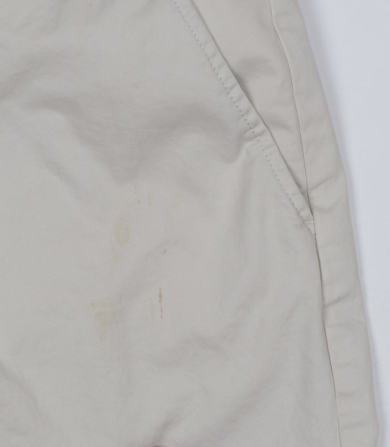 French Connection Men's Beige Slim Fit Cotton Chino Trousers Size 30