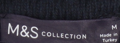 Marks and Spencer Women's Black Collared Knit Cardigan M