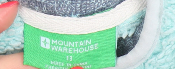 Mountain Warehouse Girls Blue Fleece Pullover Hoodie – Size 13 Years