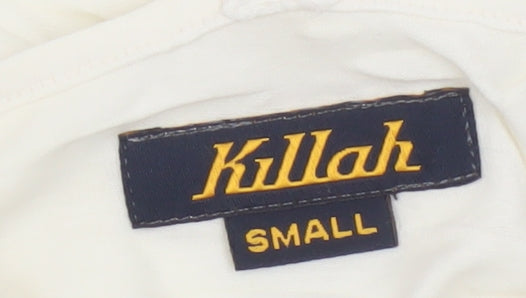 Killah Women's Ivory Camisole Tank Top Small Cotton Stretch