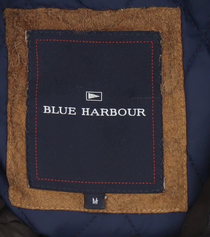 Marks and Spencer Blue Harbour Men Brown Mid-Length Overcoat Size M