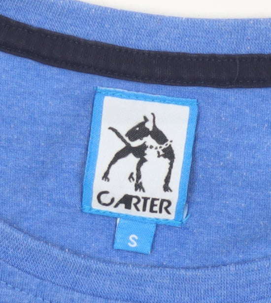 Carter Men's Blue Short Sleeve Crew Neck T-Shirt Size S