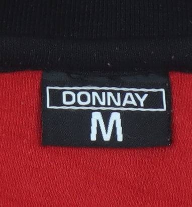 Donnay Men’s Red Short Sleeve Polo Shirt Size M Regular Fit
