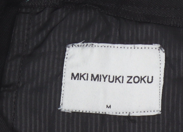 MKI Miyuki Zoku Women's Black Chino Tapered Trousers M