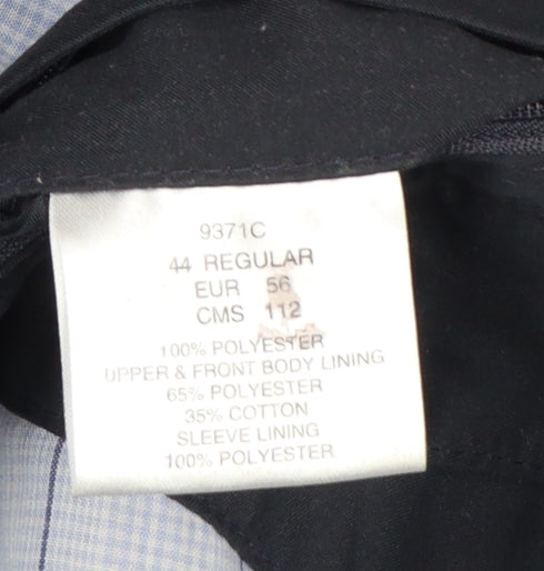 Brook Taverner Men’s Black 44 Regular Full Zip Collared Jacket