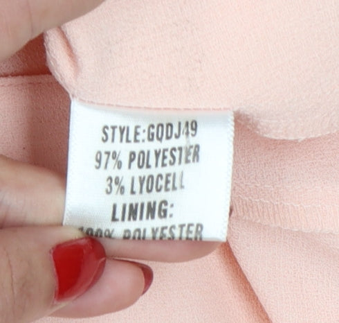 Gold by Michael H Women’s Pink UK 10 Tailored 3 Button Blazer Jacket