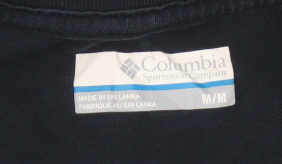 Columbia Men’s Black M Long Sleeve Outdoor Graphic Print T-Shirt