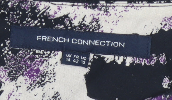 French Connection Women’s Multicoloured UK 14 Sheath Dress