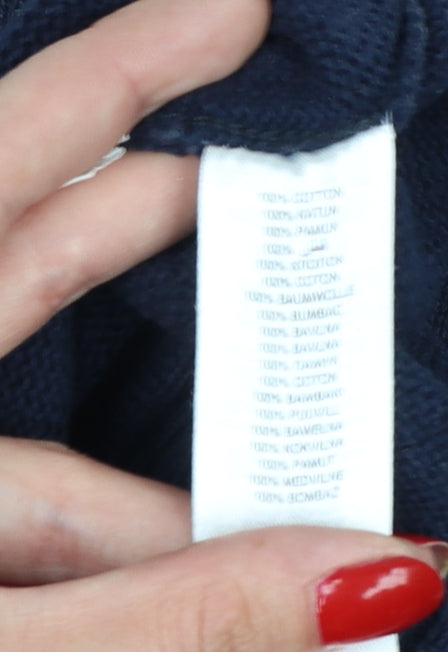 Additional view of Maine New England Men's Blue S Crew Neck Cotton Knit jumper