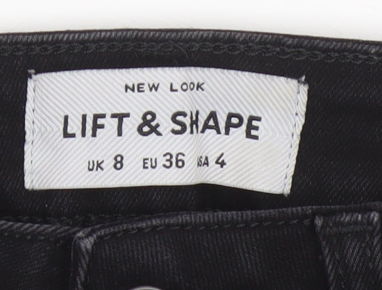 New Look Lift & Shape Women’s Black UK 8 Skinny Stretch Jeans