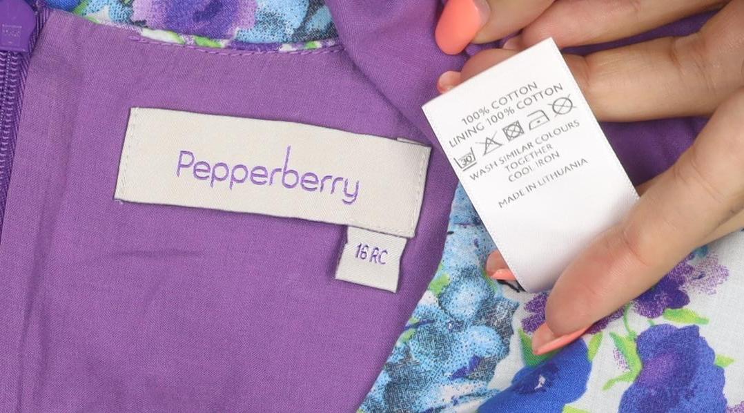 Pepperberry Women’s Multicoloured Floral Cotton V-Neck Blouse Size 18