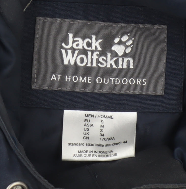 Additional view of Jack Wolfskin women’s blue uk 34 s hooded texapore parka outdoor jacket