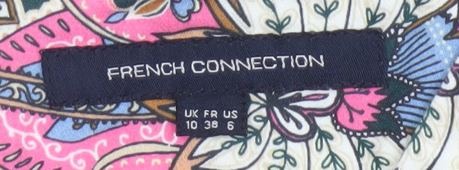 Additional view of French Connection Women Multicoloured UK 10 Paisley Sheath Dress
