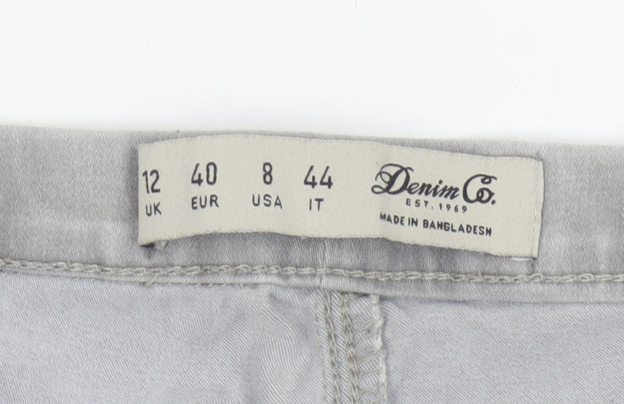 Additional view of Denim Co Women Grey UK 12 Skinny Stretch Denim Jeggings