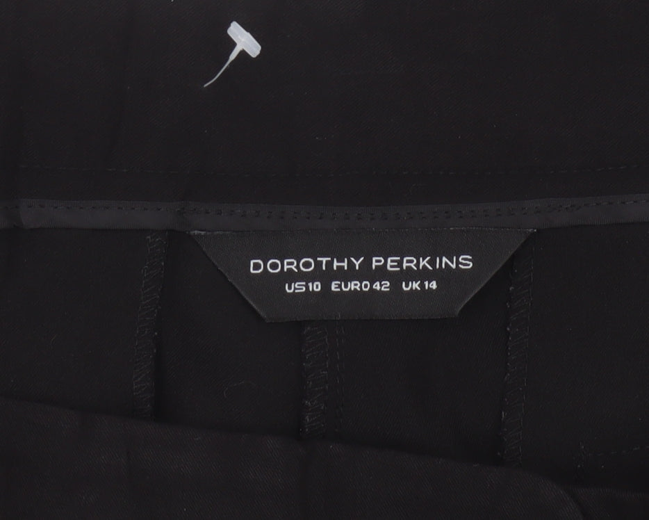 Additional view of Dorothy Perkins Women’s Black UK 14 Tapered Stretch Work Trousers