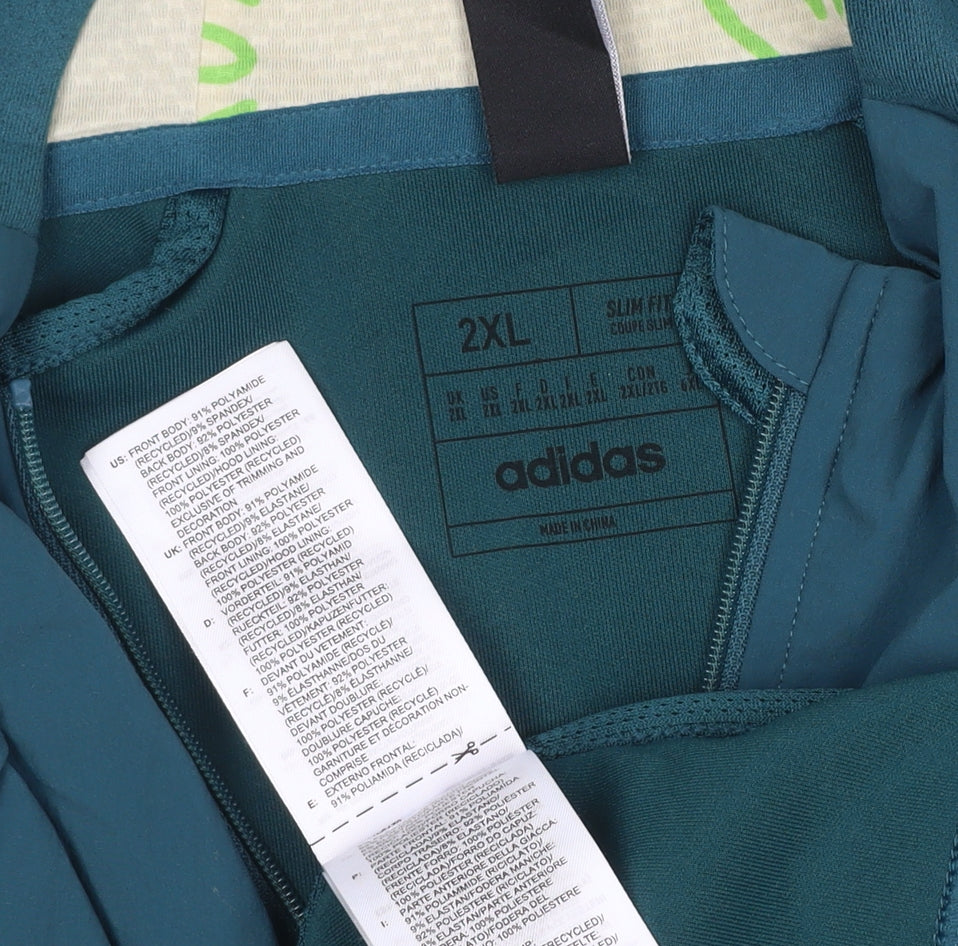 Brand and care label for adidas Women’s Green 2XL FIFA Women’s World Cup 2023 Hooded Jacket