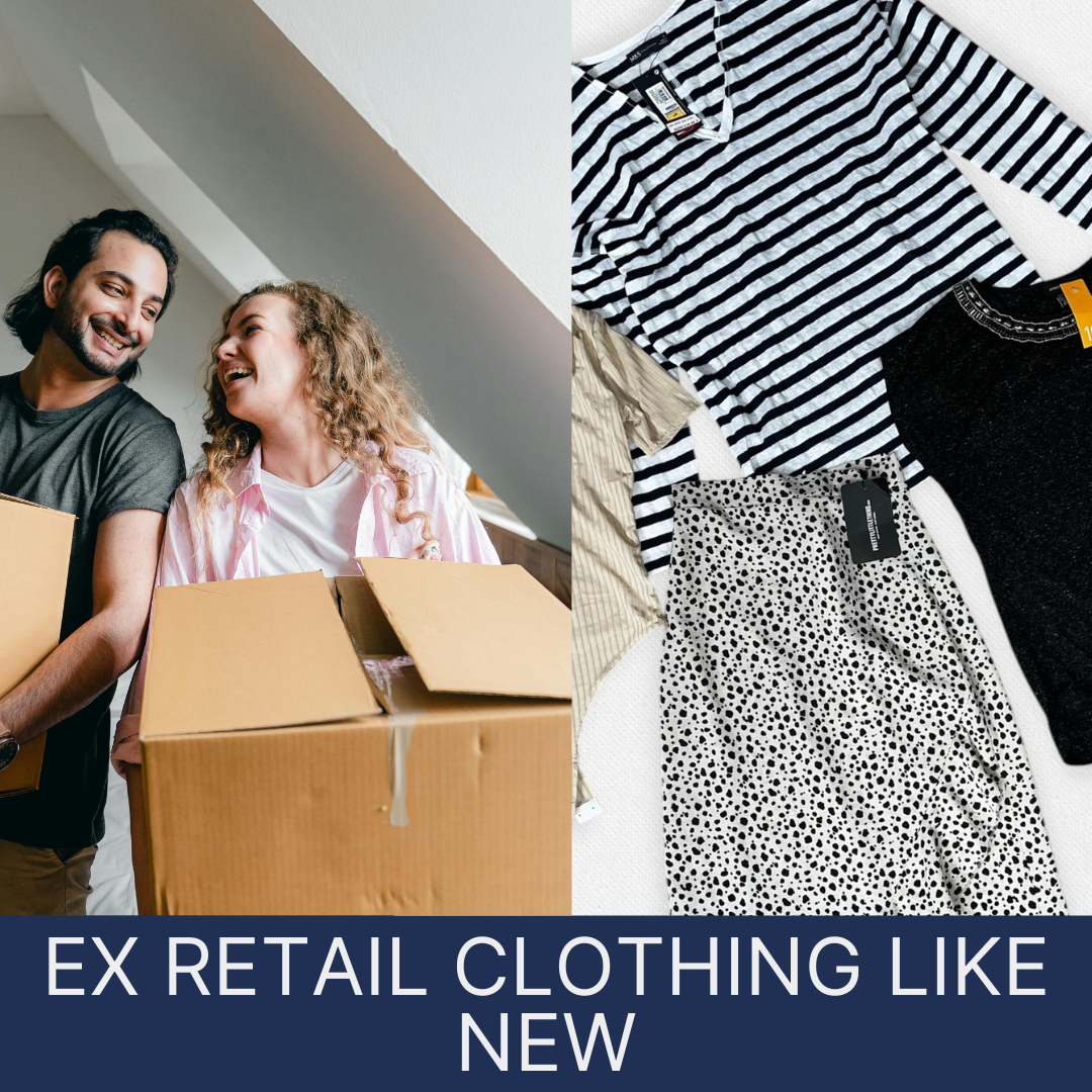 EX RETAIL CLOTHING LIKE NEW