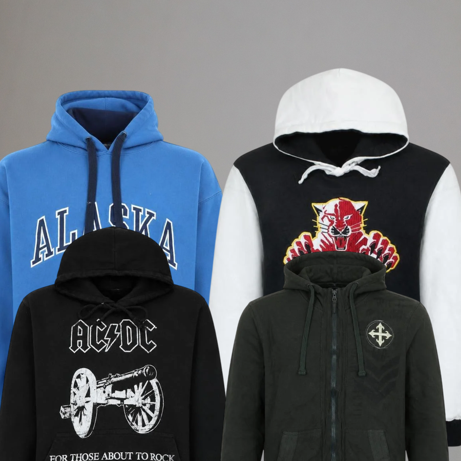 Wholesale Vintage Mens & Womens Hoodies 10 Packs