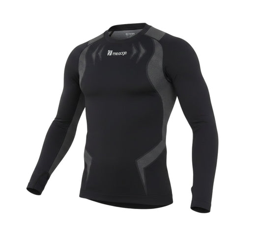 The Edge Womens Black XS Long Sleeve Compression Top