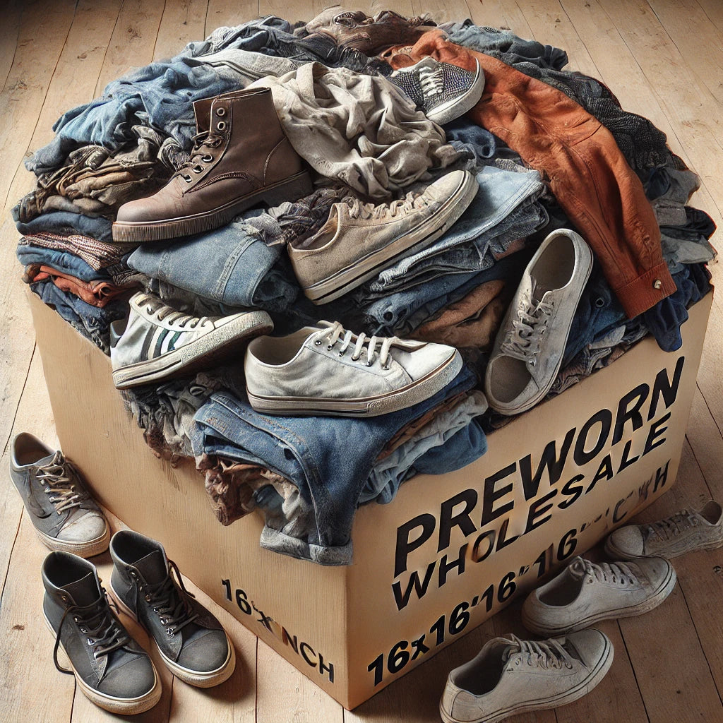 Preloved Clothing & Footwear - Bundle Mix of Original and Graded Items