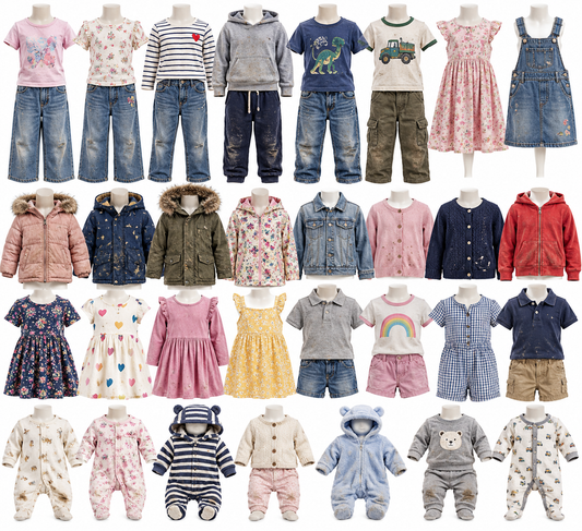 Wholesale Kids  30 Pack Mixed Clothes Resellers