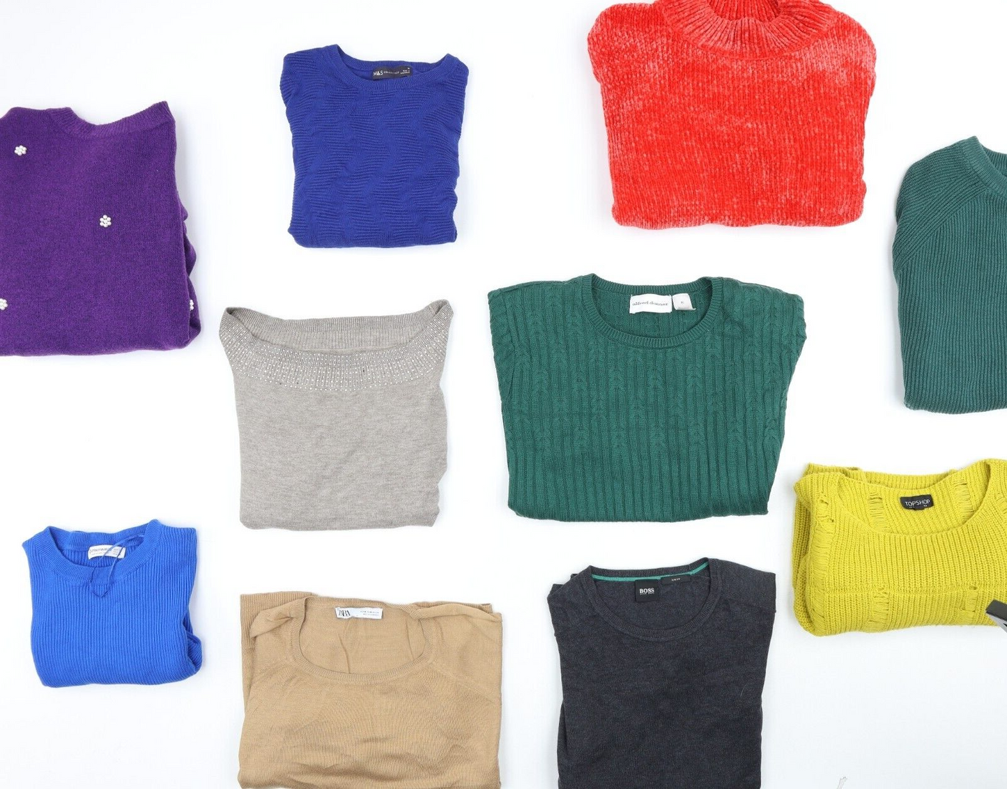 Wholesale Women's Used Modern Plain Jumpers – Mixed Condition Basics