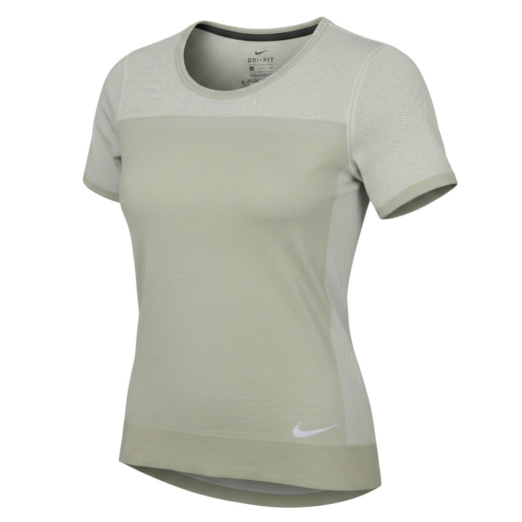 Prewornwholesale green racerback sports bra with medium support and seamless construction for activewear.