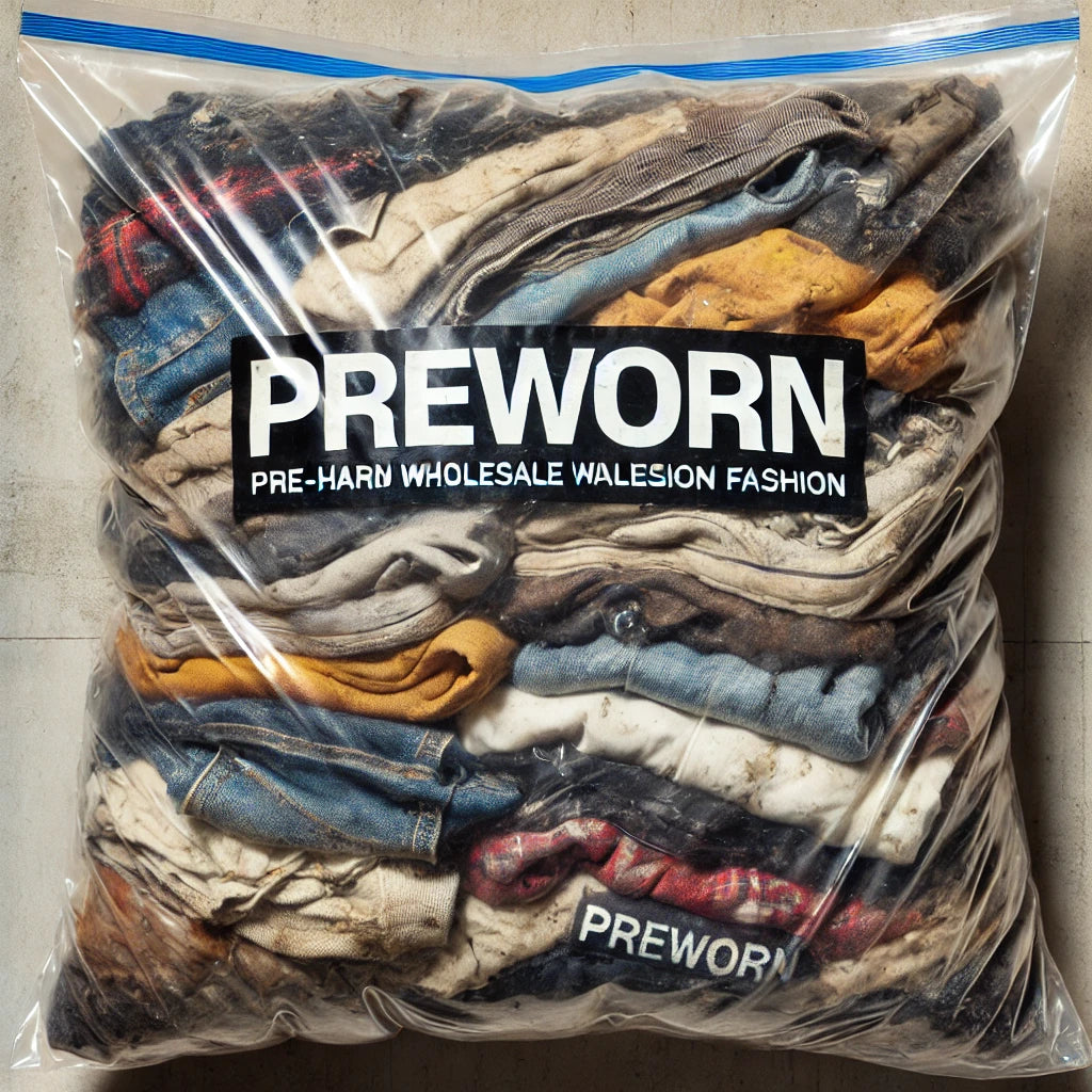 Vacuum-Sealed Clothing Packs: Mixed Wholesale Fashion