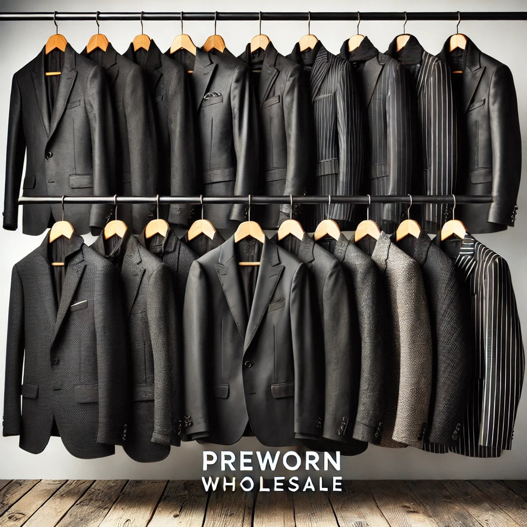 Premium Preloved Men's Smart Jacket & Blazer 15 Pack With Hangers