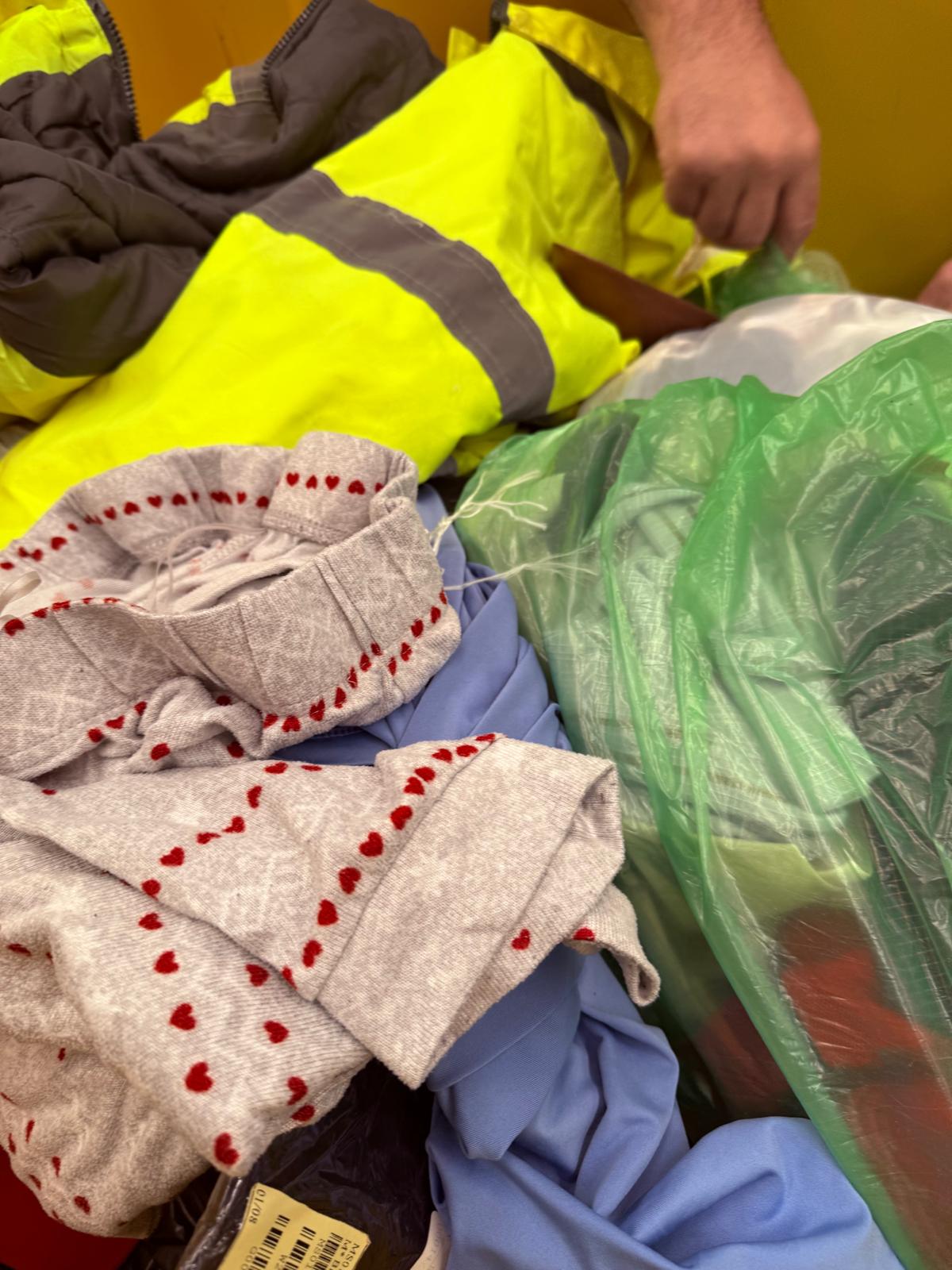 Unsorted Salvation Army Clothing Bank Clothing Orignal
