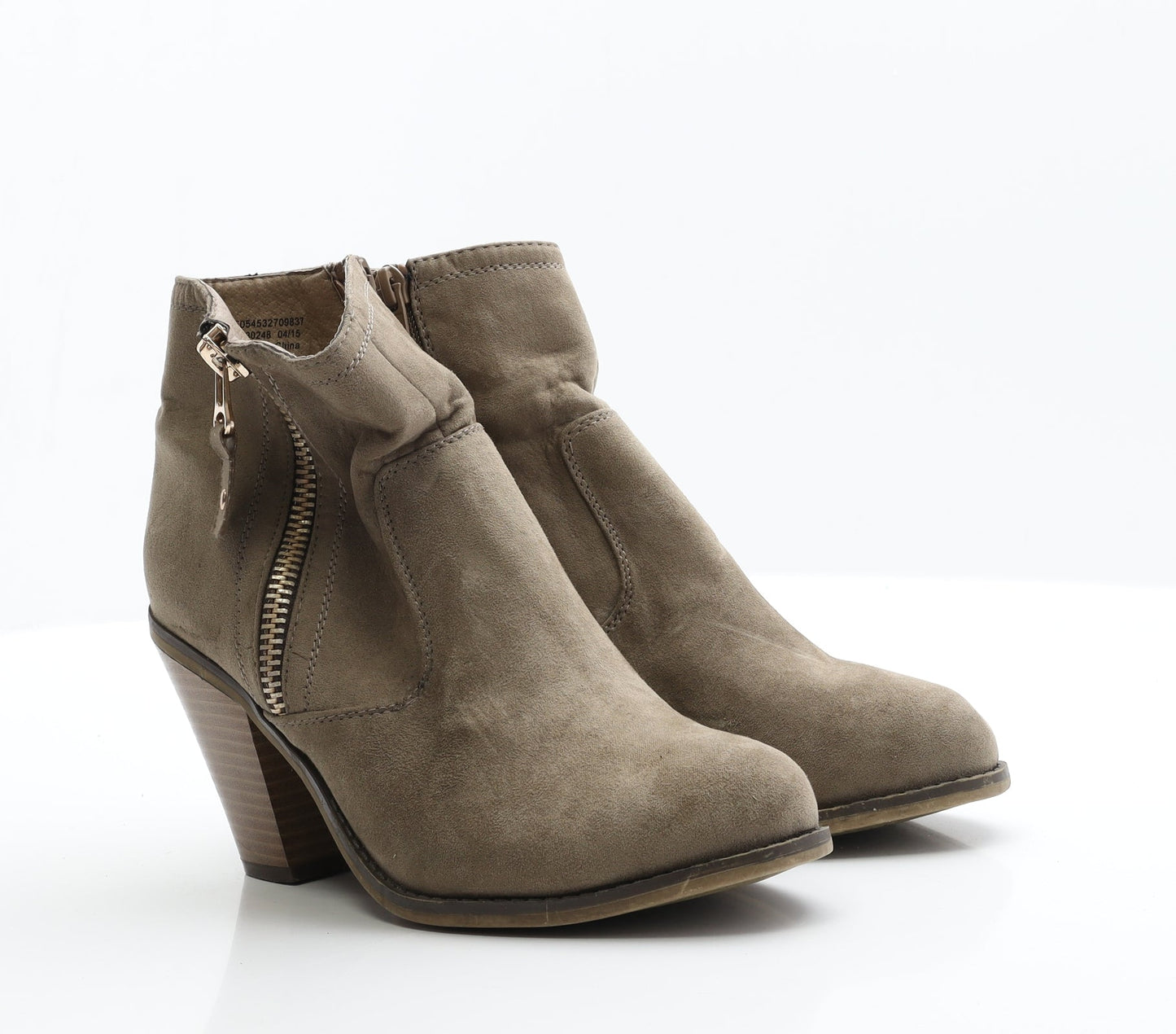 George Womens Brown  Suede Cowboy Boot 6 EUR 39